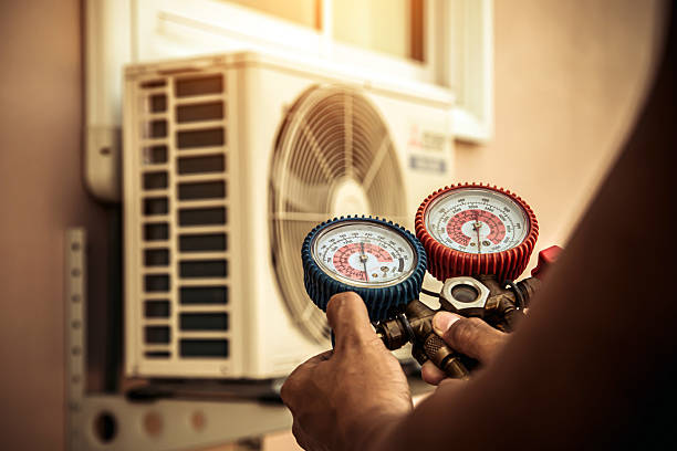 Professional Hvac Installation technician working in Ball Ground, GA